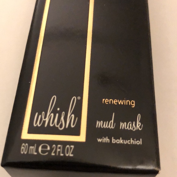 Whish Beauty Renewing Mud Mask with Bakuchiol 2 fl oz New - Picture 2 of 4